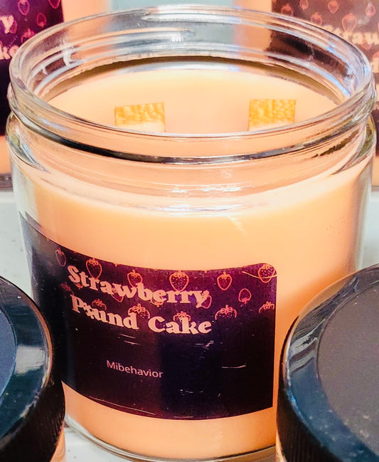 Strawberry Pound Cake Candle