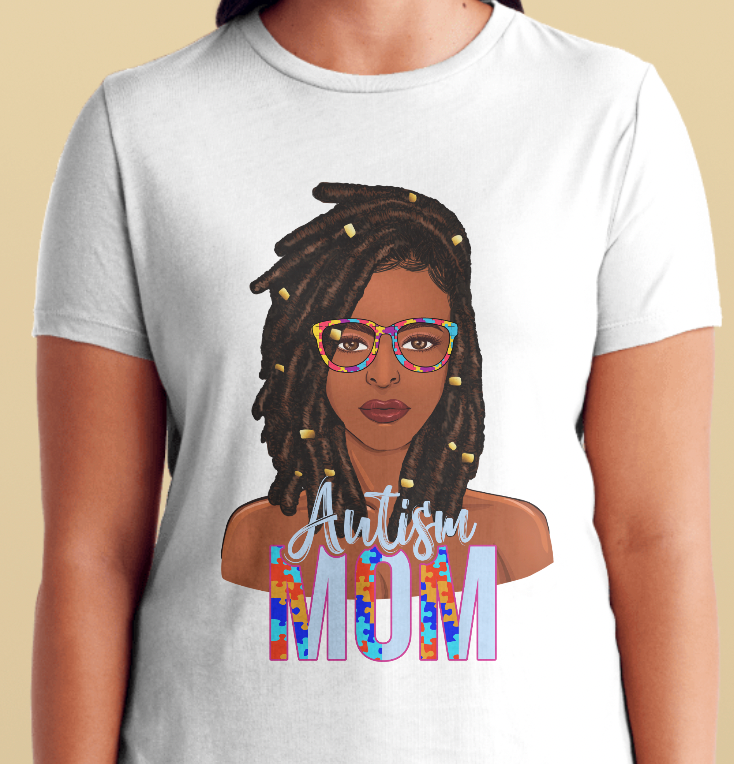 Locs Austism Mom Unisex Tee