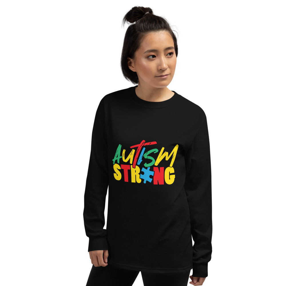 Autism Strong Unisex Long Sleeve Adult Shirt