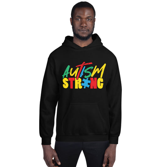 Autism Strong, Unisex Hoodie - mibehavior