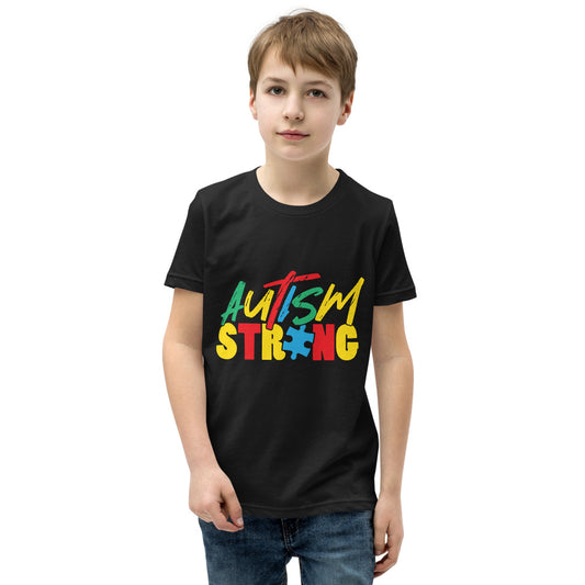 <transcy>Autism Strong Camiseta unisex para jóvenes</transcy>