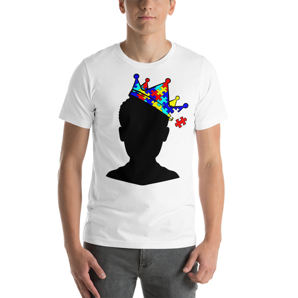 Autism King Short-Sleeve Unisex T-Shirt - mibehavior