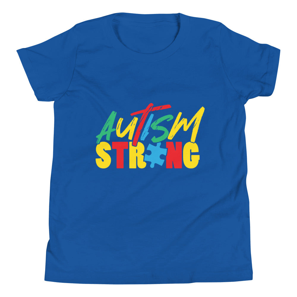 <transcy>Autism Strong Camiseta unisex para jóvenes</transcy>