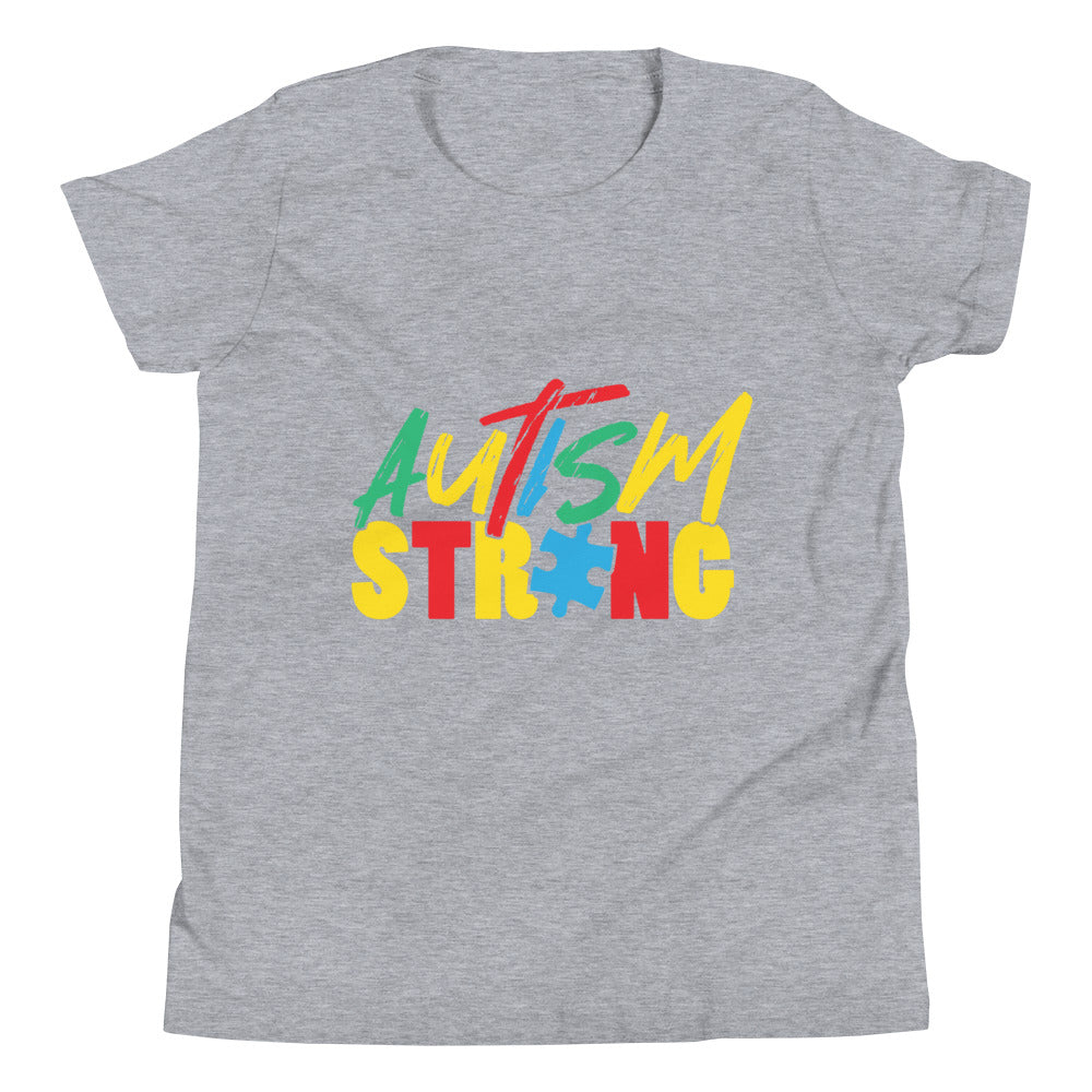 <transcy>Autism Strong Camiseta unisex para jóvenes</transcy>