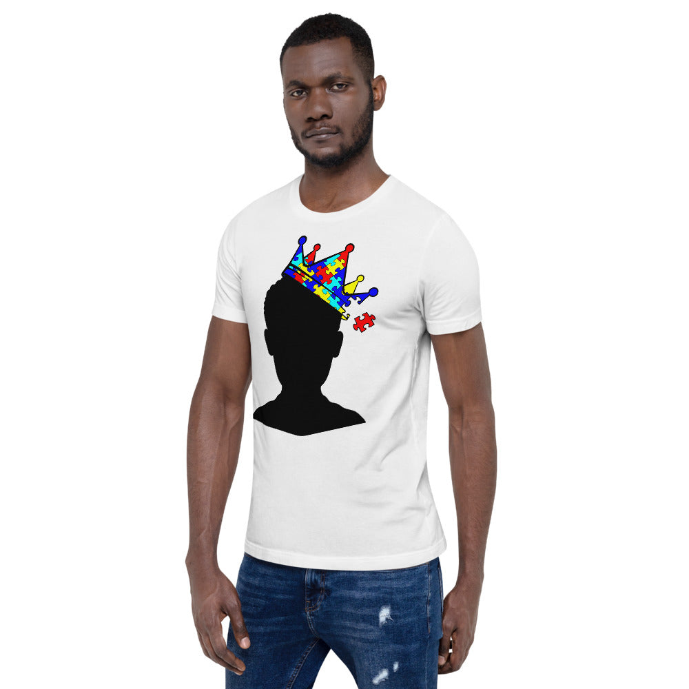 Autism King Short-Sleeve Unisex T-Shirt - mibehavior