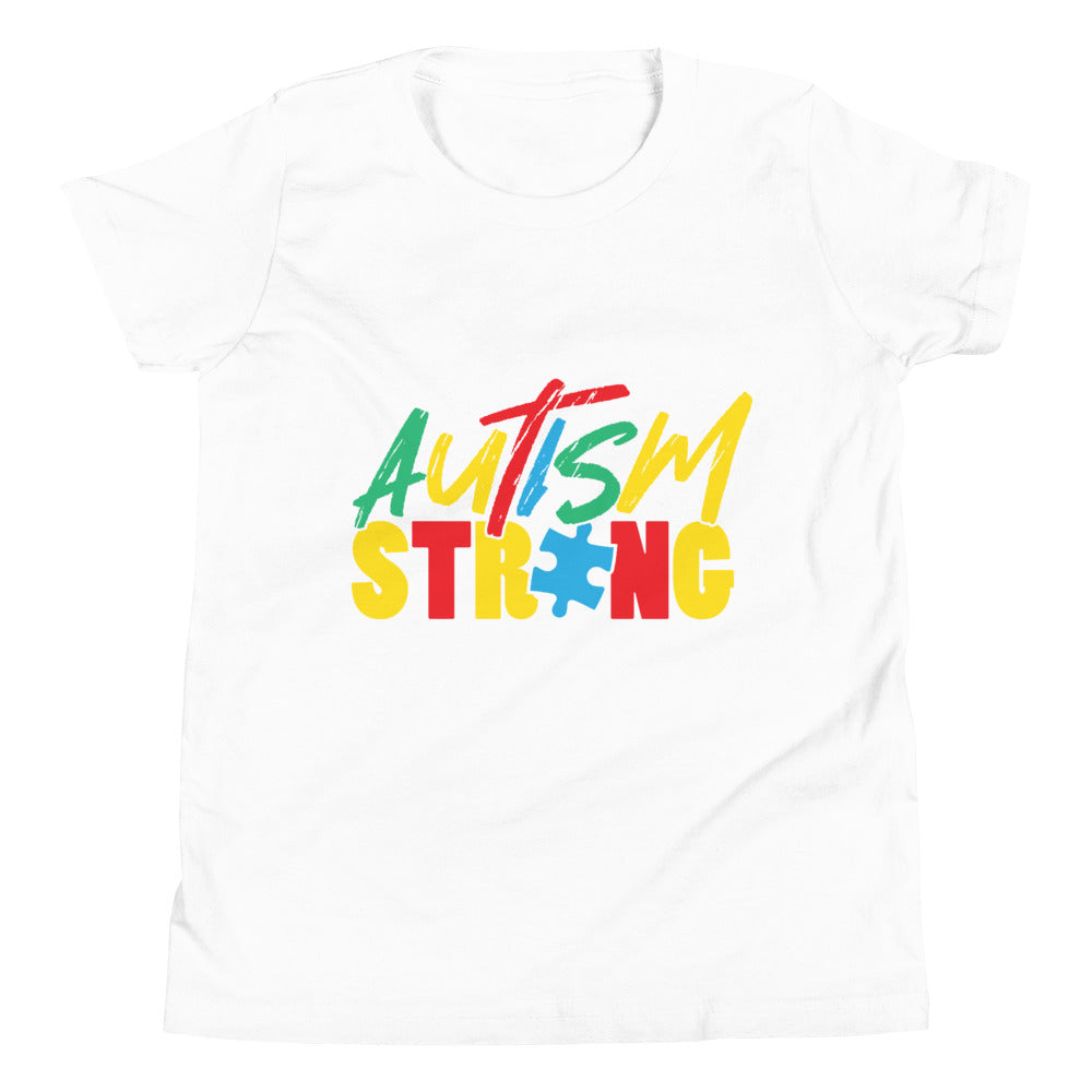 <transcy>Autism Strong Camiseta unisex para jóvenes</transcy>