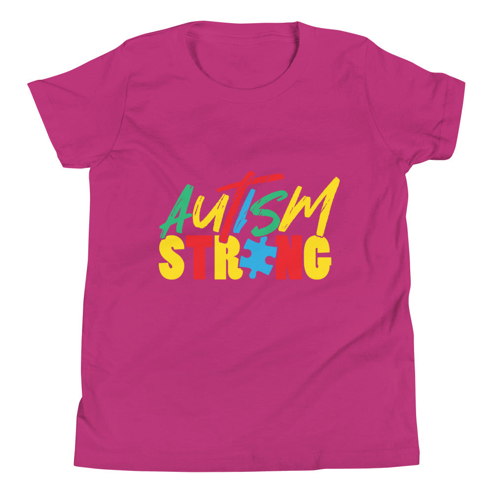 <transcy>Autism Strong Camiseta unisex para jóvenes</transcy>