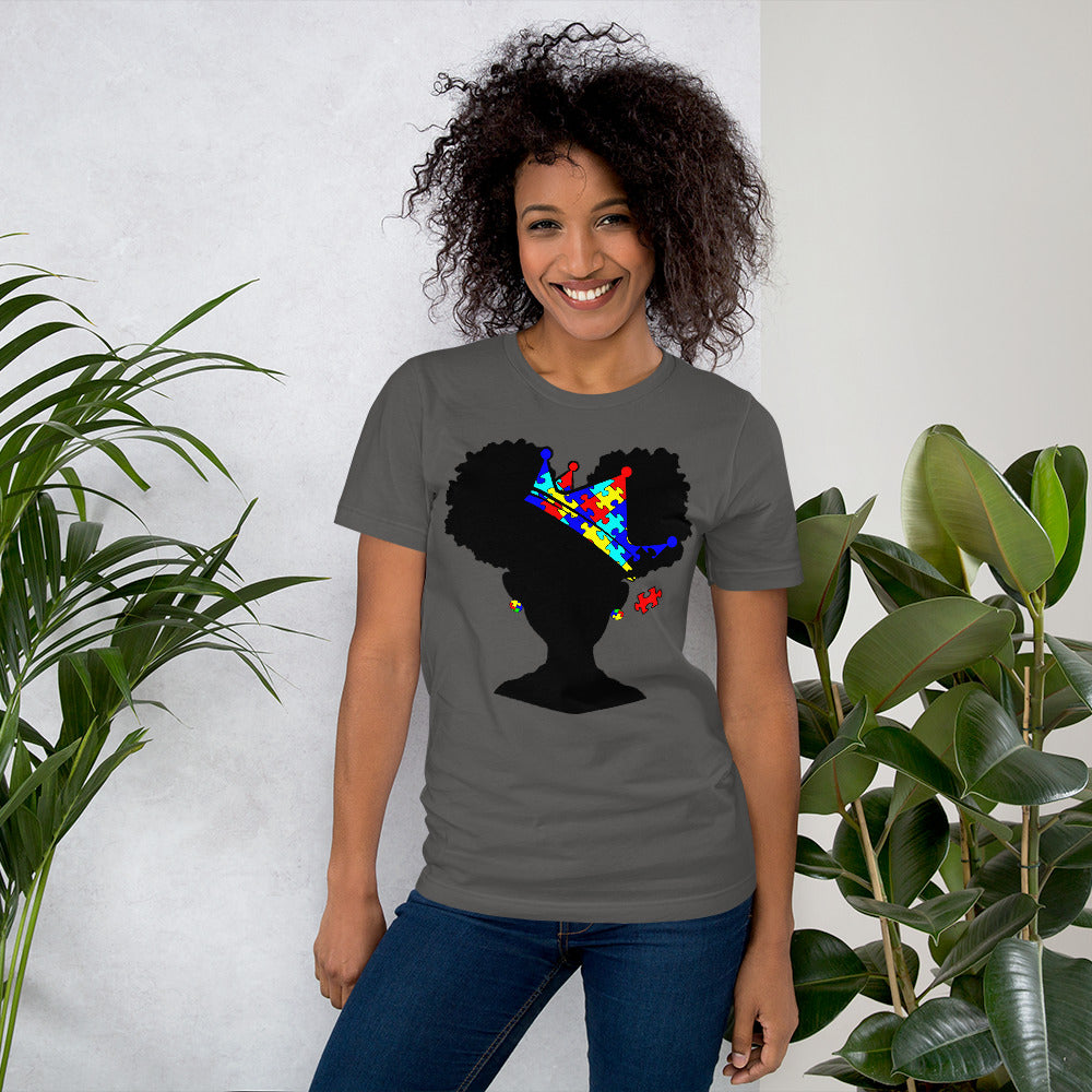 Autism Queen Short-Sleeve Unisex T-Shirt - mibehavior