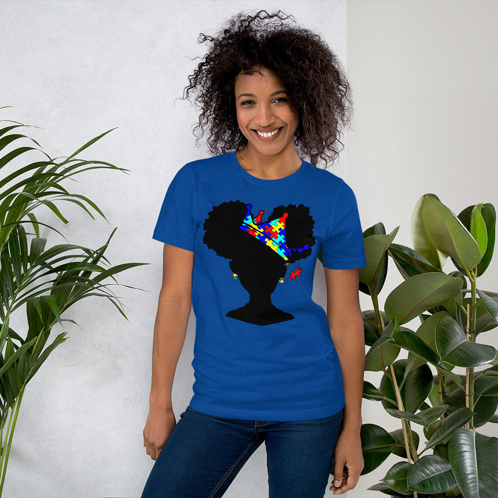 Autism Queen Short-Sleeve Unisex T-Shirt - mibehavior