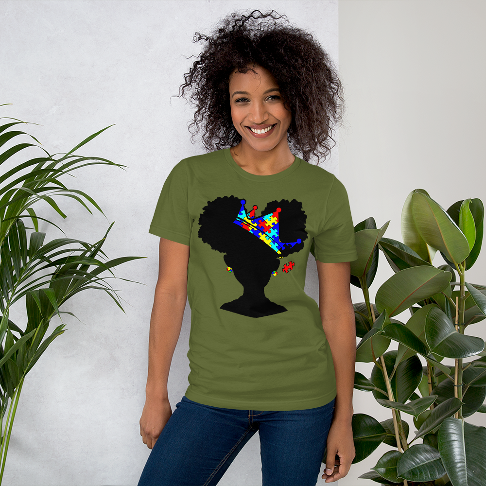 Autism Queen Short-Sleeve Unisex T-Shirt